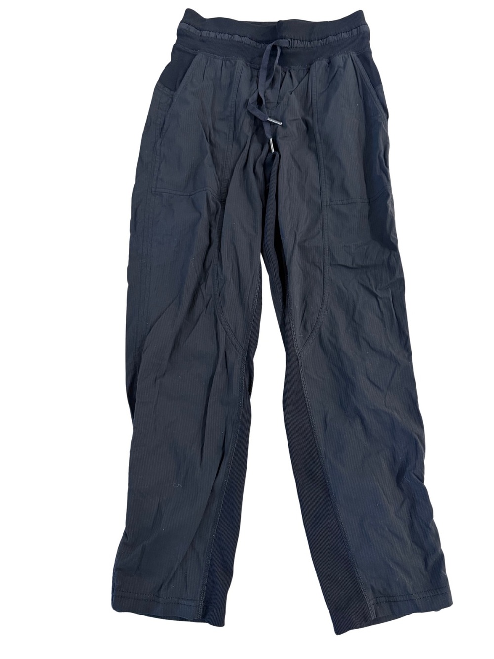 Lululemon Black Studio Jogger Pants Size 2 Lightweight Athletic Travel